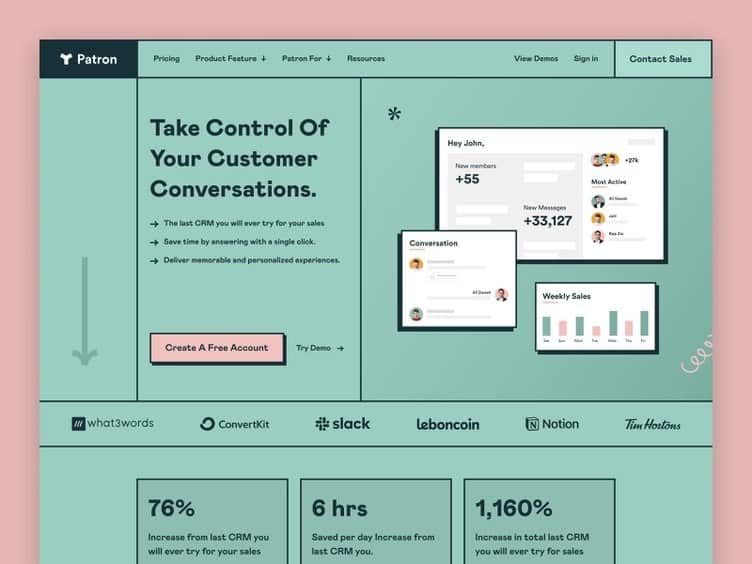 CRM Software Website by Aminul Haque Chowdhury on Dribbble