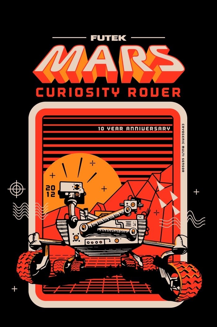 FUTEK 10 Year Anniversary of Mars Rover by Bryce Reyes on Dribbble