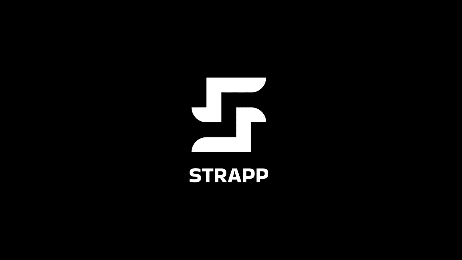 STRAPP Logo - B&W