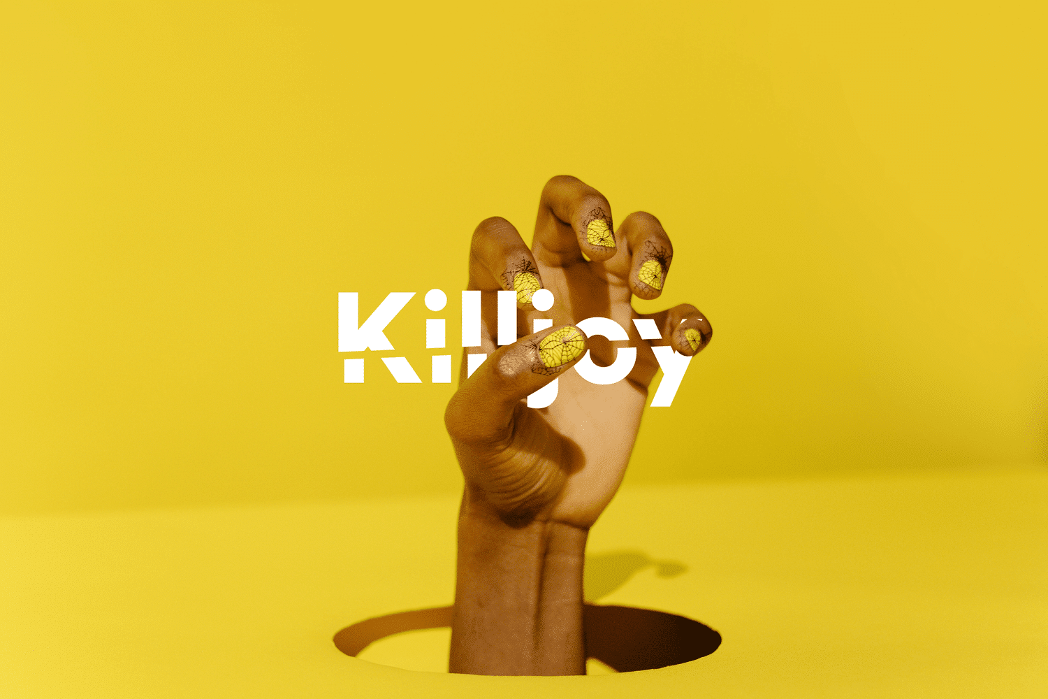 killjoy logo grabbed by hand