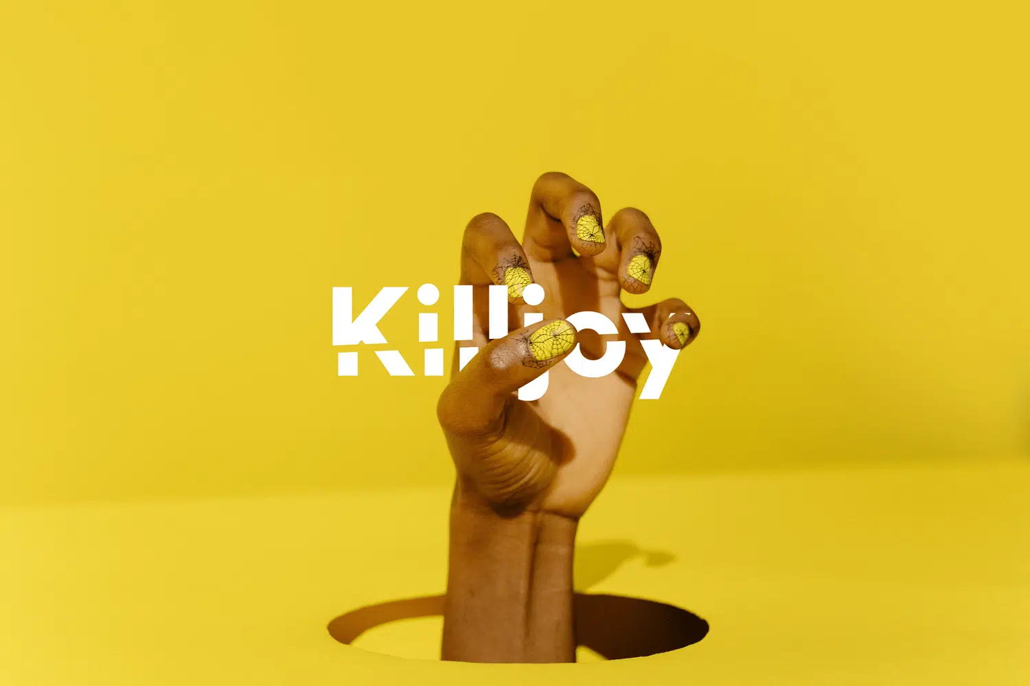 killjoy logo grabbed by hand