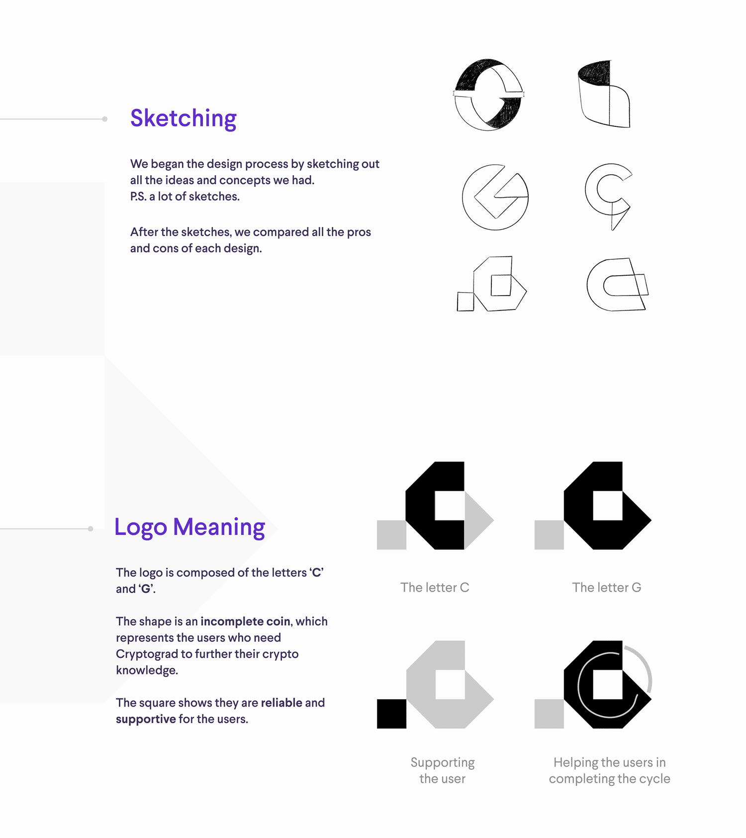 meaning and sketches of the cryptograd logo