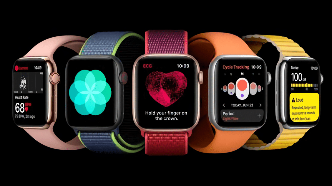 A collection of different apple watch variants and versions