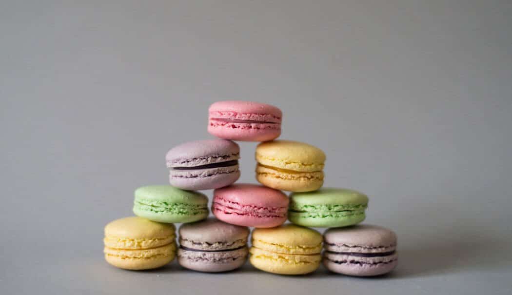 Importance of Product Hierarchy depicted through a pyramid of macaroons