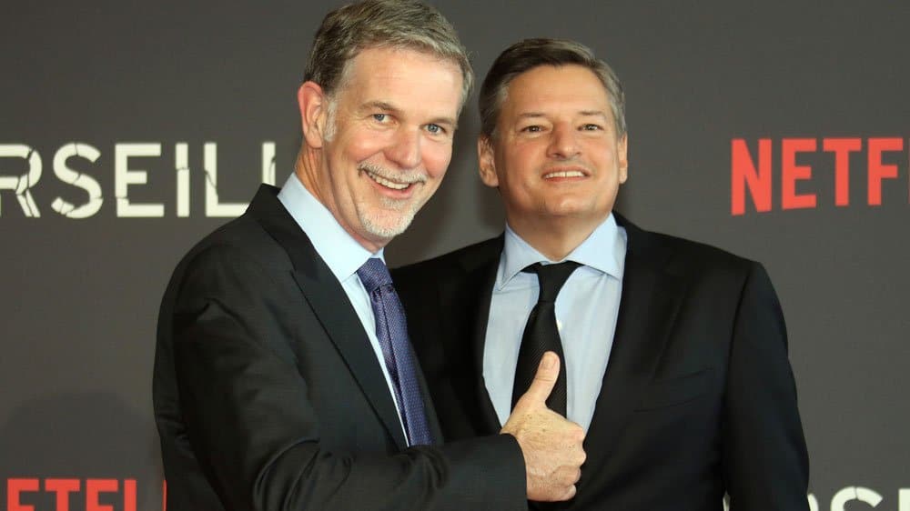 Reed Hastings and Ted Sarandos from Netflix